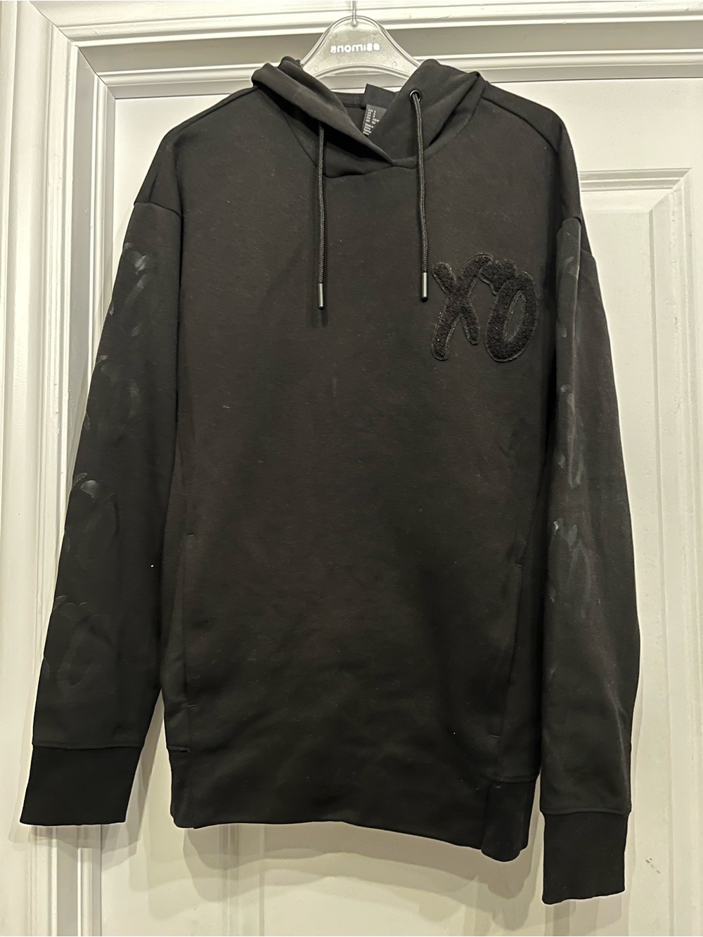 H&M x Thee Weeknd XO Embroidered Black Hoodie